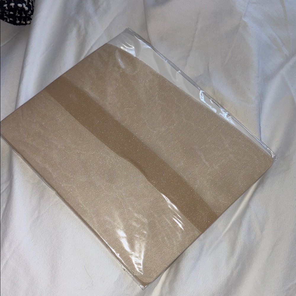 Shimmery Nude Tights - Small to Medium - New